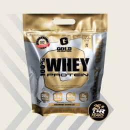 %100 Whey Protein 5 lbs Gold Nutrition - Gourmet Milk Chocolate